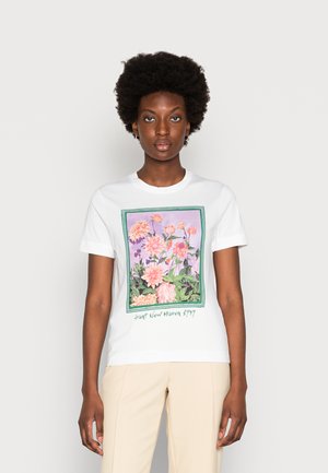 DAHLIA - Print T-shirt - white