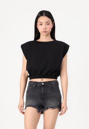 STUDIO EDITION CROPPED  - Print T-shirt - black