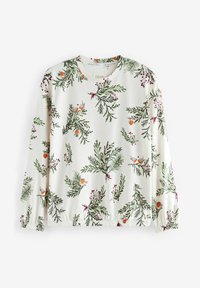 Next COSY LONG SLEEVE - REGULAR FIT SET - Pyžamová sada - white robin