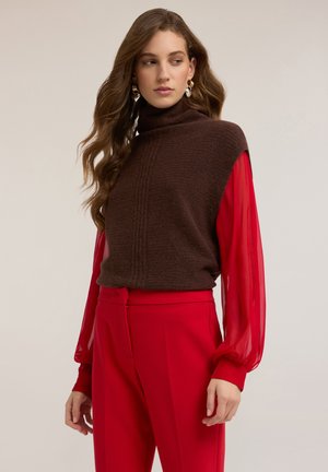 T-shirt - bas - marrone