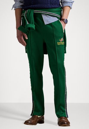 EMBROIDERED PLAITED TRICOT TRACK PANT - Treningo apatinė dalis - tennis green