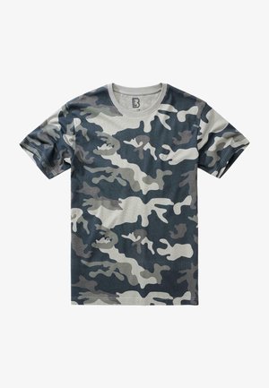 T-shirt print - grey camo