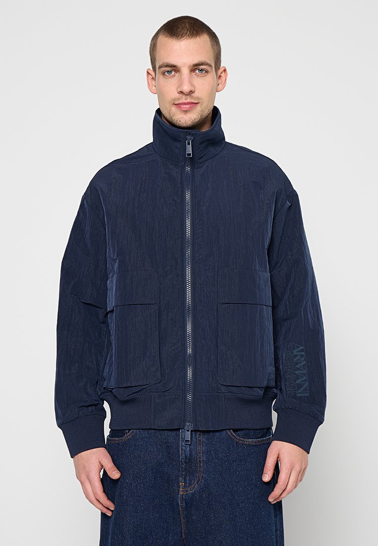 Armani Exchange Lichte jas donkerblauw