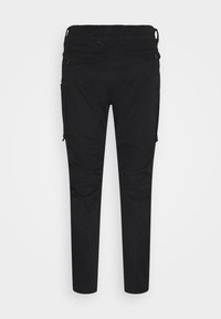 G-STAR ZIP PKT 3D SKINNY CARGO - Calças cargo - dark black
