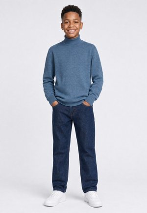 Petrol Industries, FINE-KNIT TURTLENECK SWEATER LEBANON - Trui - storm blue