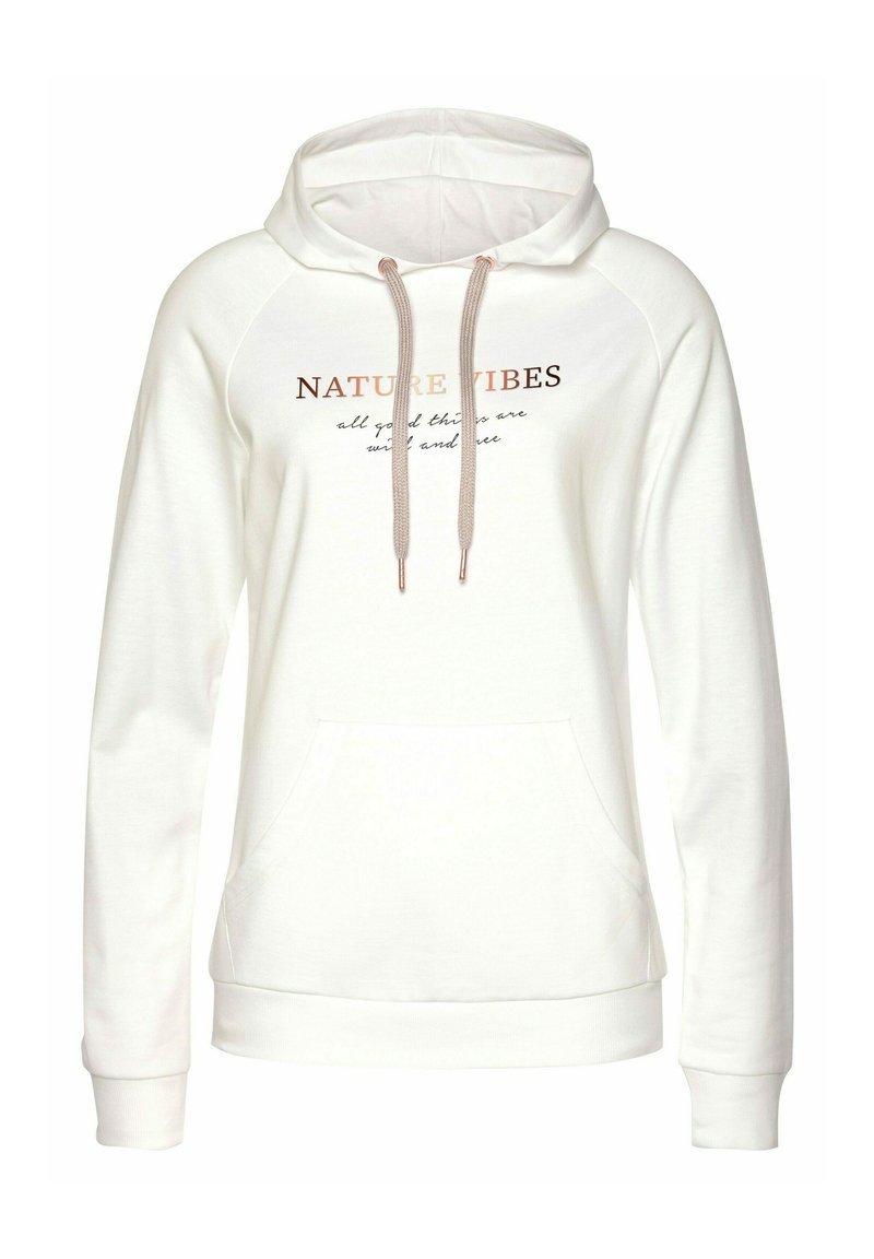 LASCANA Kapuzenpullover beige/offwhite Zalando