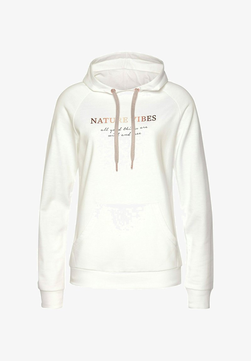 LASCANA Kapuzenpullover beige/offwhite Zalando