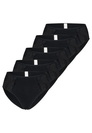 HÜFT 5ER PACK BASIC - Briefs - schwarz