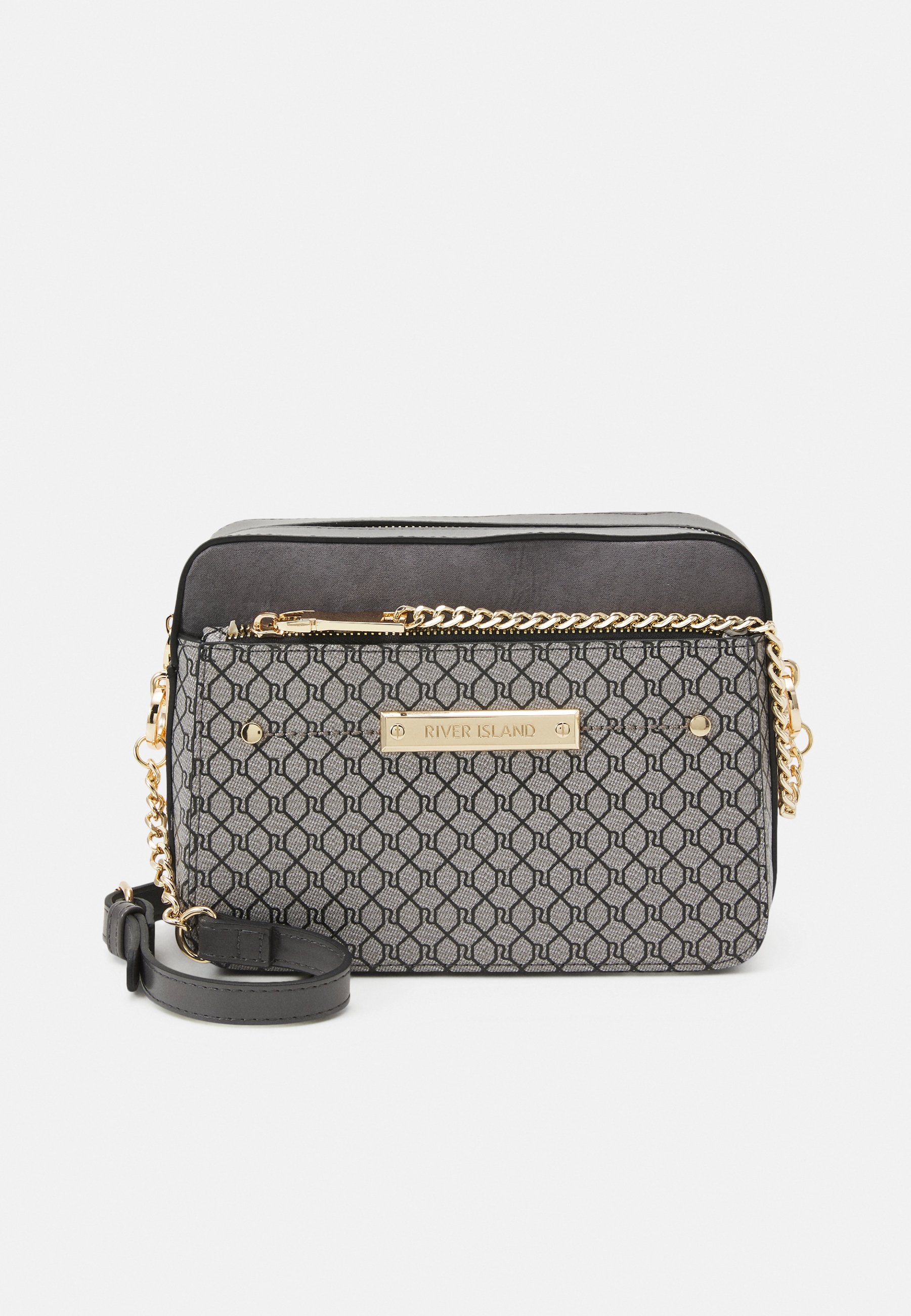 River Island Schoudertas - grey/grijs - Zalando.nl