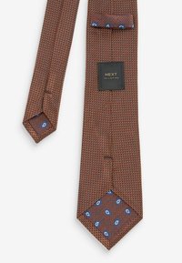 Next TEXTURED REGULAR - Kravata - brown rust