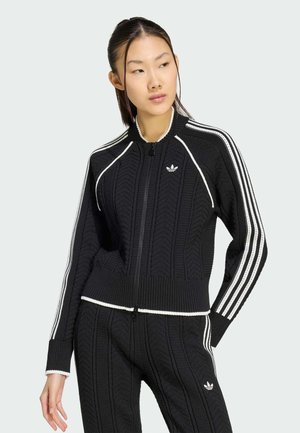 adidas Originals, ADIDAS ORIGINALS SST TRACK TOP - Giubbotto Bomber - black cloud white