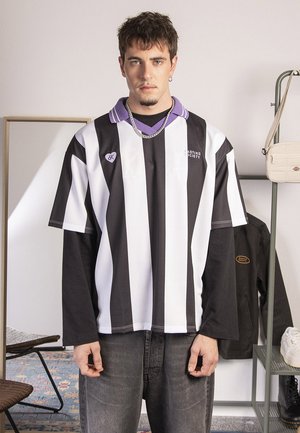 Kaotiko SOCCER STRIPES UNISEX - Polokošeľa - blue/white