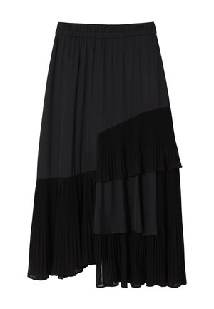 TATUUM, ARTICLE TAG: SKIRT - ARTICLE NAME: FALBI - Φούστα σε γραμμή Α - deep dark brown