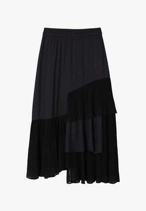 TATUUM, ARTICLE TAG: SKIRT - ARTICLE NAME: FALBI - Φούστα σε γραμμή Α - deep dark brown