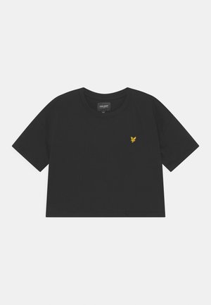 BOXY CROP TEE - T-shirt basique - black