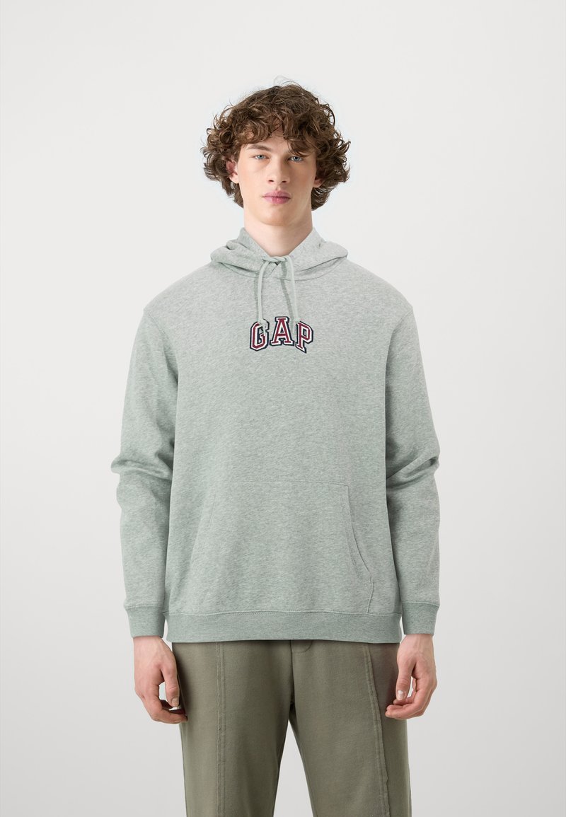GAP TONAL ARCH - Jersey con capucha - grey heather