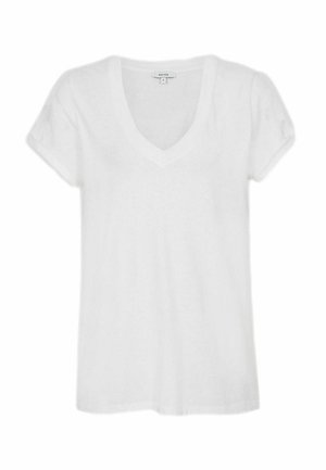 Reiss REGULAR FIT - LUANA V-NECK - T-Shirt basic - white