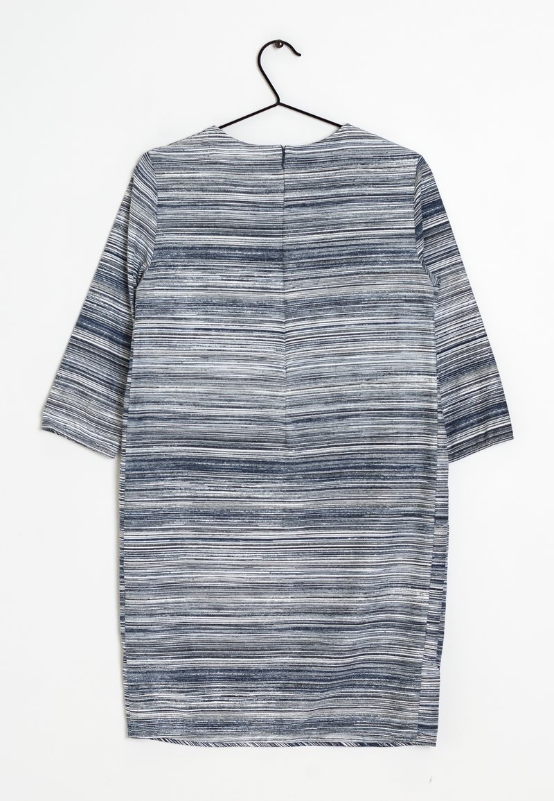 beach night out dress Franklin Striped Shirt In Cotton Poplin Blue/Navy / XL main image 1