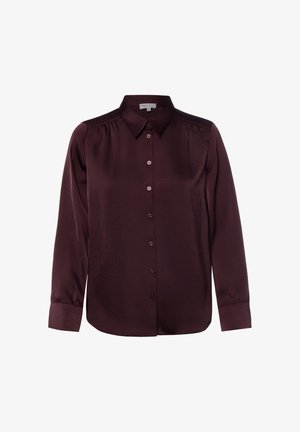 Marie Lund, MARIE LUND SATINBLUSE MANDY - Overhemdblouse - aubergine