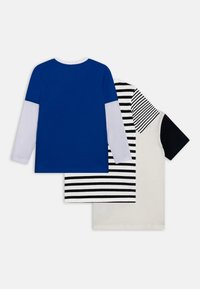 Friboo UNISEX SET - Long sleeved top - blue/dark blue/white