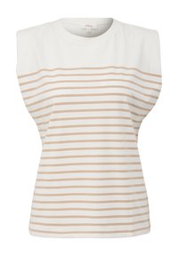 STREIFEN MIT SCHULTERPOLSTER - Débardeur - sandstein