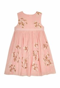JoJo Maman Bébé FLOWER EMBROIDERED REGULAR FIT - Koktélruha / Partiruha - pink