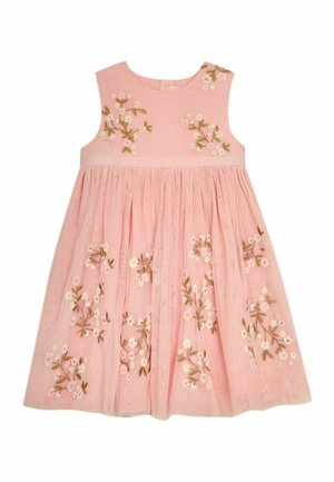 FLOWER EMBROIDERED REGULAR FIT - Cocktailjurk - pink