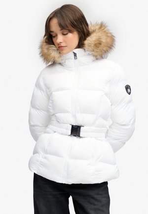 Superdry & Co, FUJI BELTED PUFFER  - Winter jacket - bright white