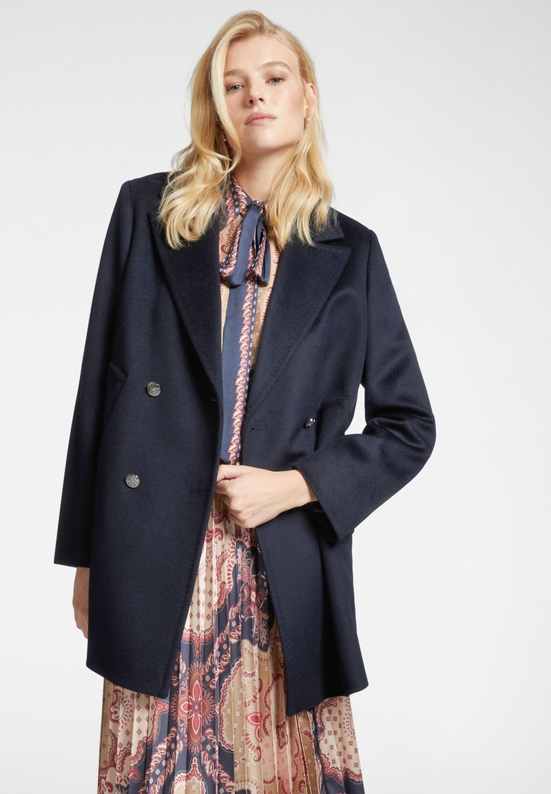 Elena Mirò IN LANA LUXURY - Cappotto corto - blu