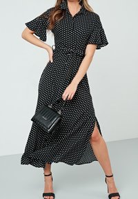 LELA Blusenkleid - black