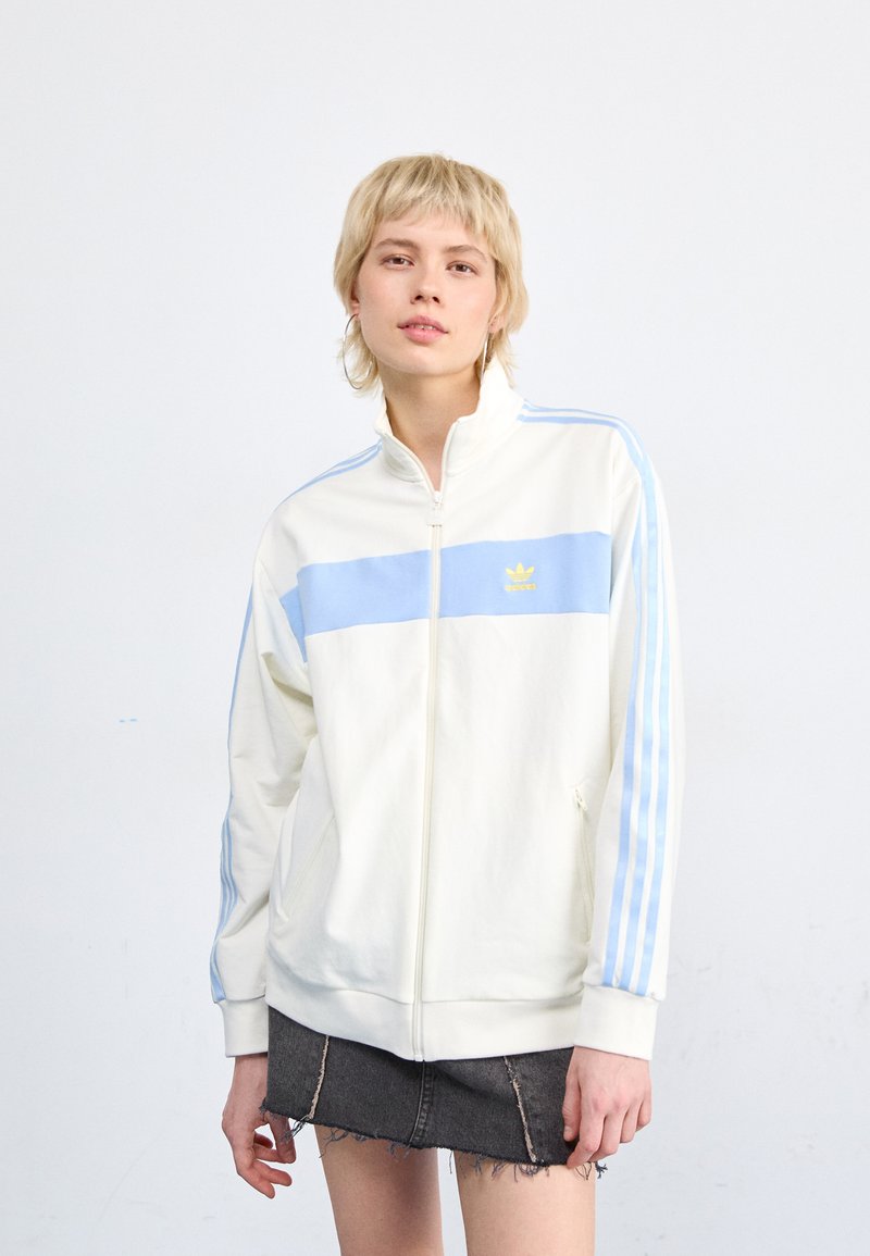 adidas Originals - SPORTS CLUB BLOCKED TRACK - Chaqueta de entrenamiento - off white, Ampliar