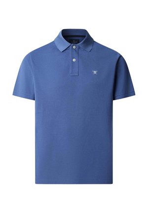 Hackett London, HACKETT LONDON POLO SHIRT SLIM FIT LOGO - Polo - steel blue
