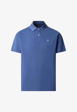 Hackett London, HACKETT LONDON POLO SHIRT SLIM FIT LOGO - Polo - steel blue