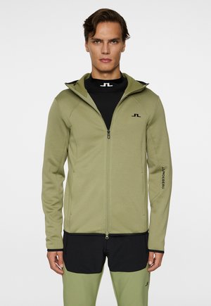 Zip-up sweatshirt - oil green