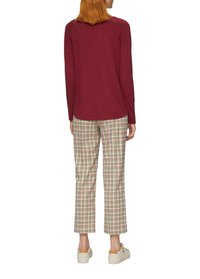 s.Oliver Langarmshirt - rubinrot