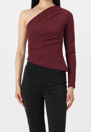 Gina Tricot, T-shirt à manches longues - dark red