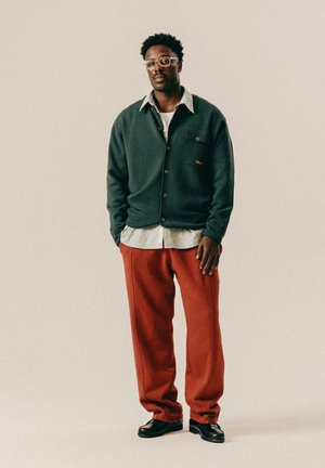 SCRIPT KNIT SHIRT - Cardigan - darkest spruce