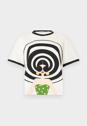 EVAN STACEFACE TEE - Μπλουζάκι με στάμπα - off-white/multi-coloured