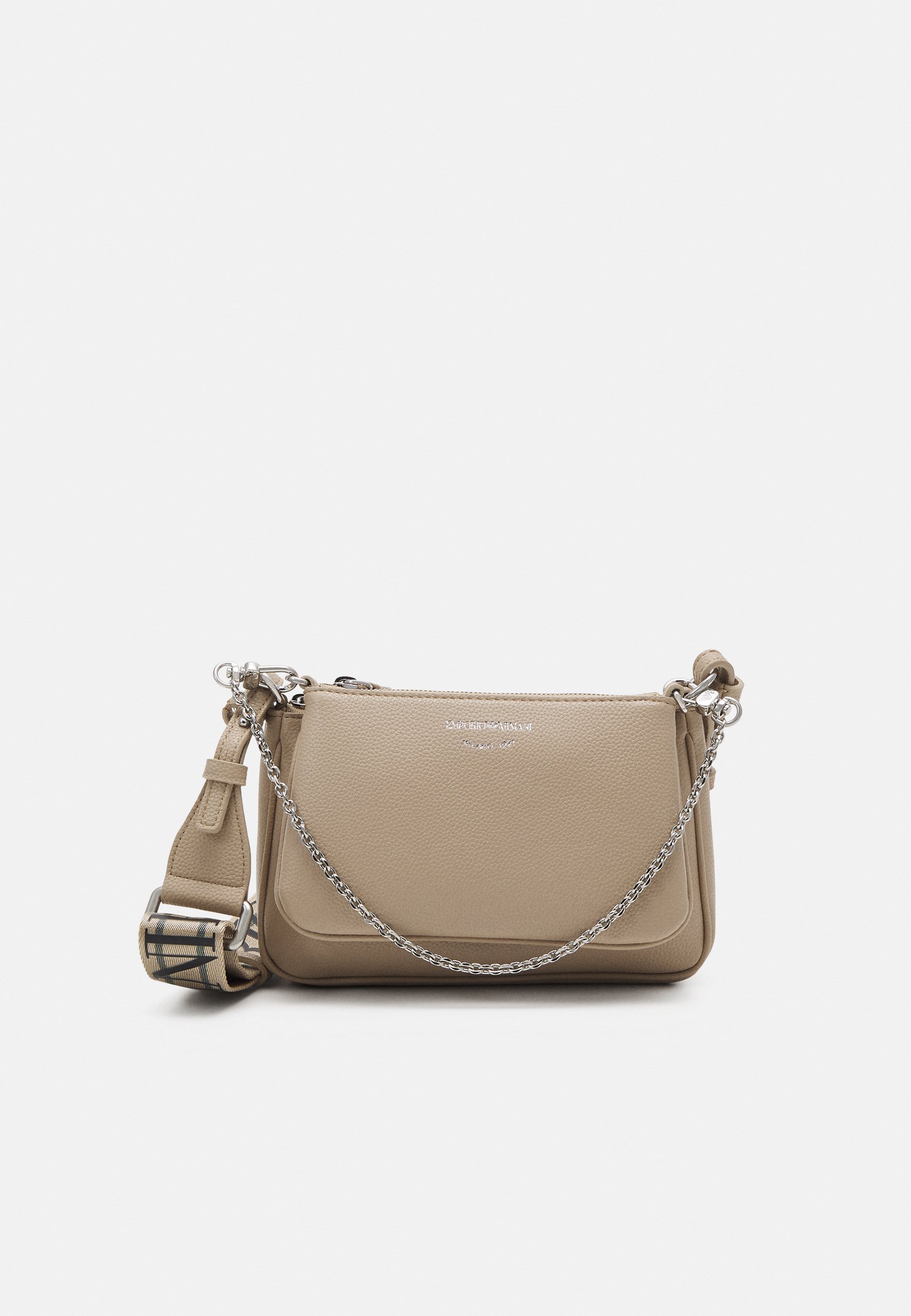 beige armani bag