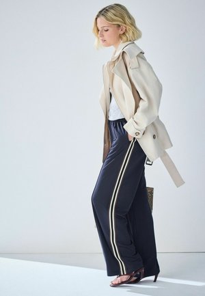 Next, PETITE FIT - SIDE STRIPE WIDE LEG TROUSERS - Træningsbukser - navy blue