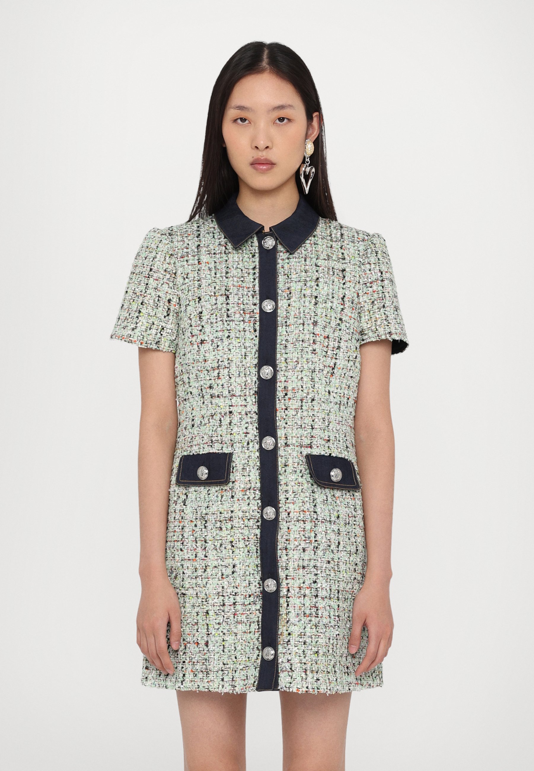 Cinq  Sept ANYA PAMMY DRESS - Day dress - patina multi/white - Zalando