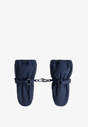 Jūrinės nepralaidžios pirštinės su elastingais rankovėmis, reguliuojamomis juostelėmis ir sujungimo segtuku. Lygus paviršius su prigludusia forma šilumai išlaikyti.