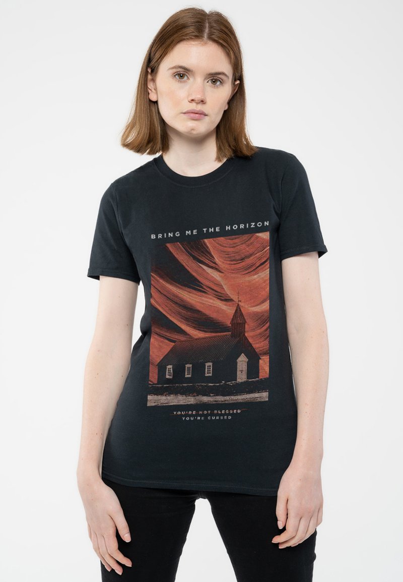 Paradiso Clothing BRING ME THE HORIZON YOUR CURSED - Print T-shirt - black