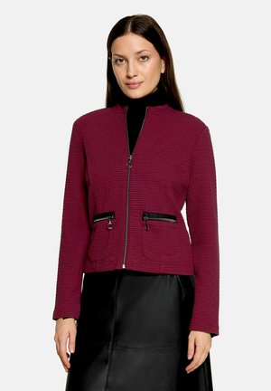 Betty Barclay, BETTY BARCLAY MIT REISSVERSCHLUSS SWEATJACKE - Sweat zippé - maroon banner