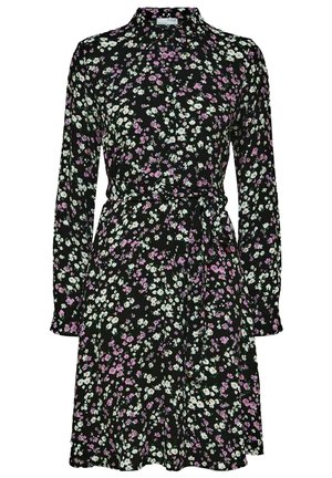 Selected Vestido camisero - black