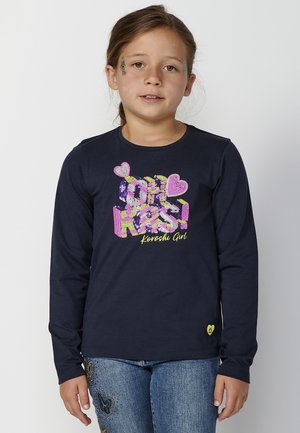 Maglietta a manica lunga - navy
