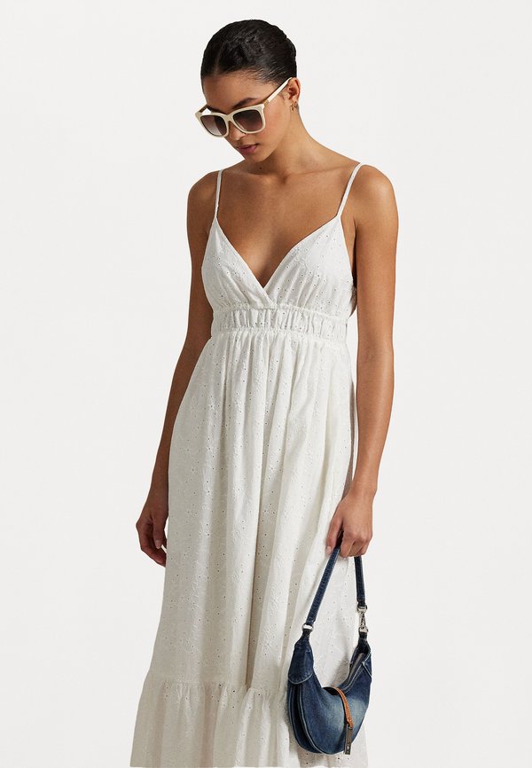 EYELET VOILE SLEEVELESS DRESS - Day dress