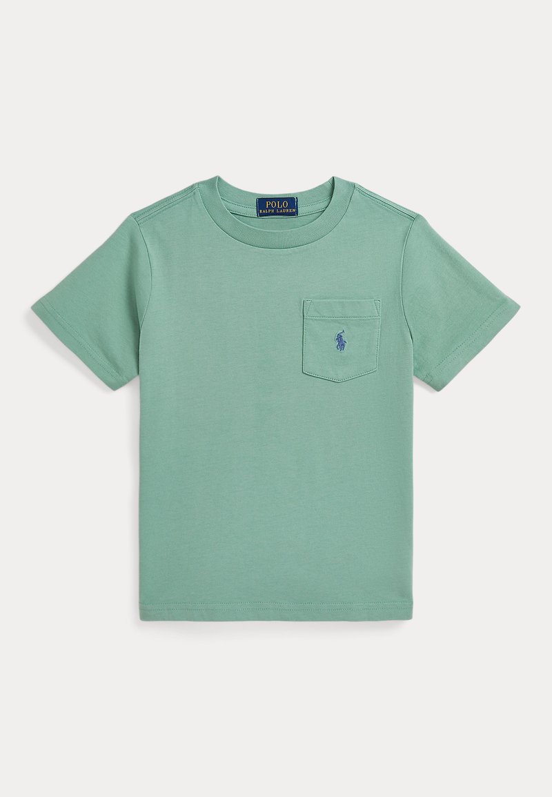 Polo Ralph Lauren COTTON JERSEY POCKET T-SHIRT - Jednoduché tričko - faded mint
