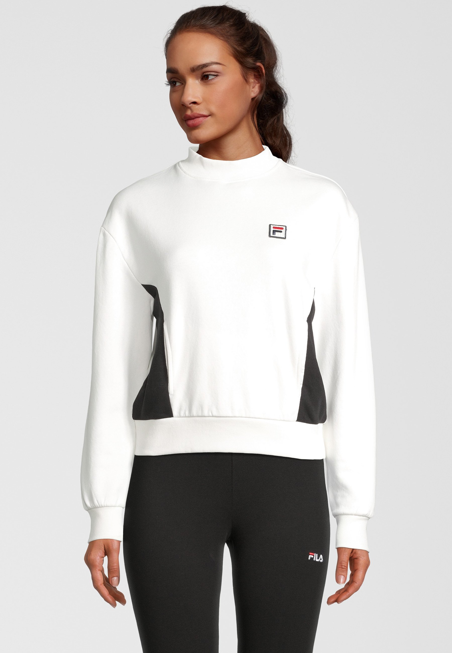 Fila CATRIN - Sudadera - blanc de blanc black/blanco - Zalando.es