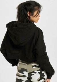 DEF CROPPED - Felpa con cappuccio - black